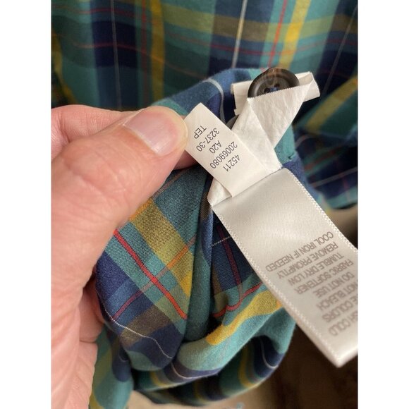 Alaskan Hardgear Duluth Button Up Shirt Short Sleeve Mens XL Green Plaid - Picture 9 of 10